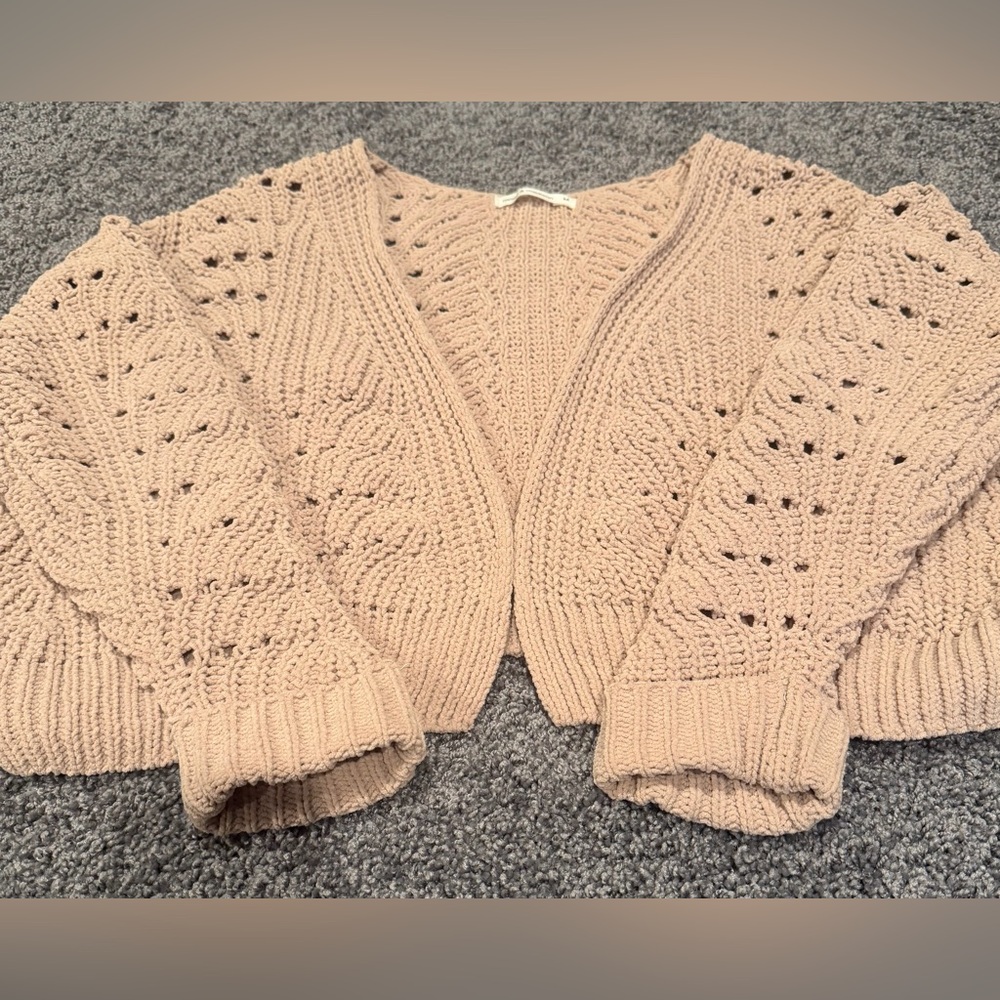 Moon & Madison Open-Front Chenille Cardigan – NWOT – Size M - Picture 4 of 8